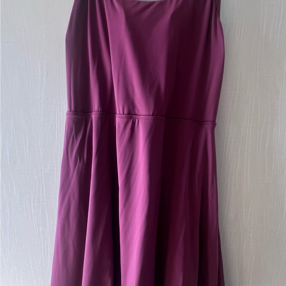 HALARA Backless Dress in Deep Purple